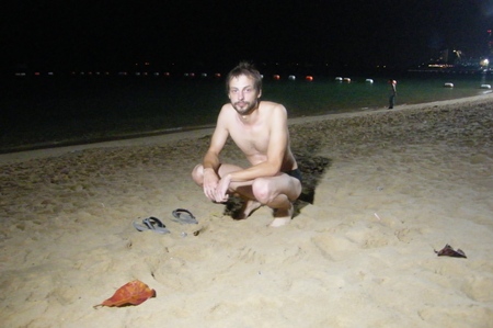 “I left everything right here” - Valeri Mirovish was left with just his skivvies when someone stole his clothes whilst he was in swimming.